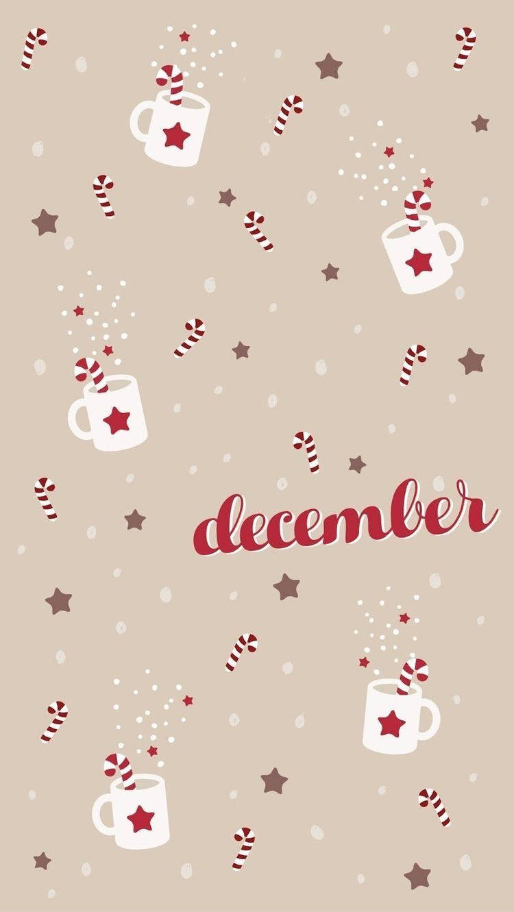 December Cute Christmas Wallpaper