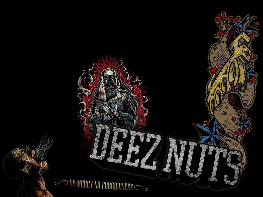 Deez Nuts Tribal Design Wallpaper