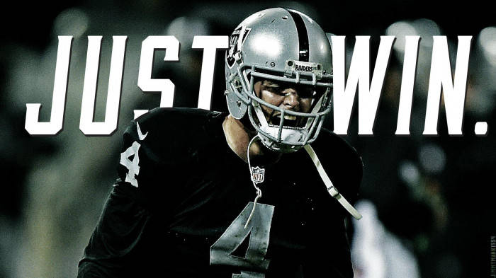 Derek Carr Just Win Wallpaper