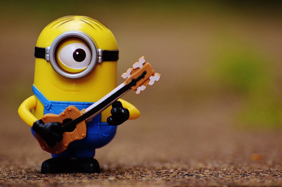 Despicable Me Stuart The Minion Cute Music Wallpaper