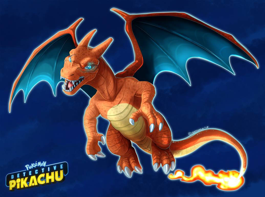 Detective Pikachu Charizard Wallpaper