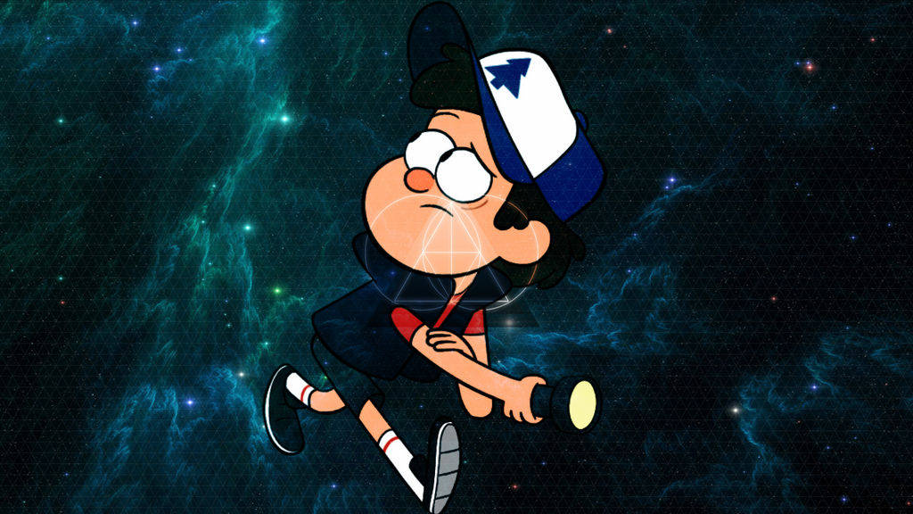 Dipper Pines Green Nebula Wallpaper