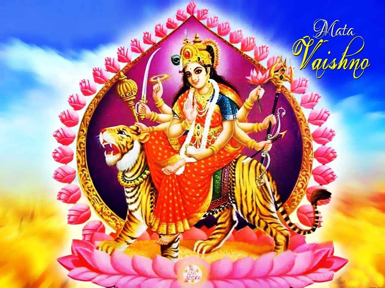 Divine Grace Of Vaishno Devi Wallpaper