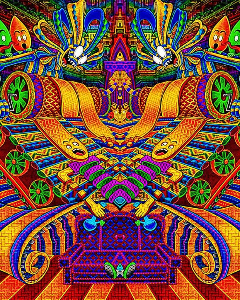 Dmt Bold Colors Wallpaper