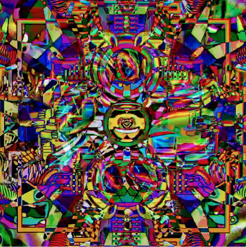 Dmt Glitch Hallucination Wallpaper