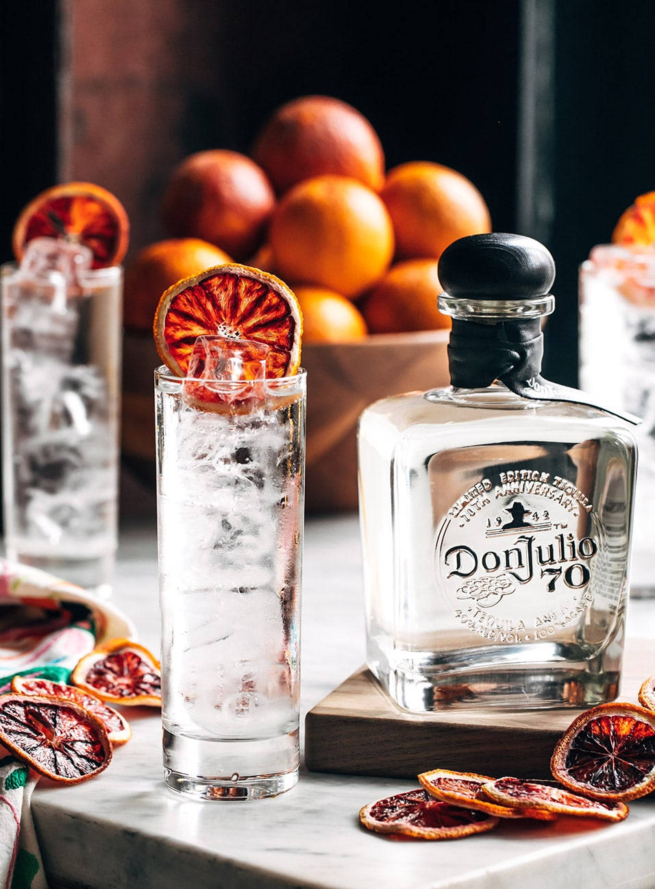 Don Julio Tequila Blood Orange Cocktail Wallpaper