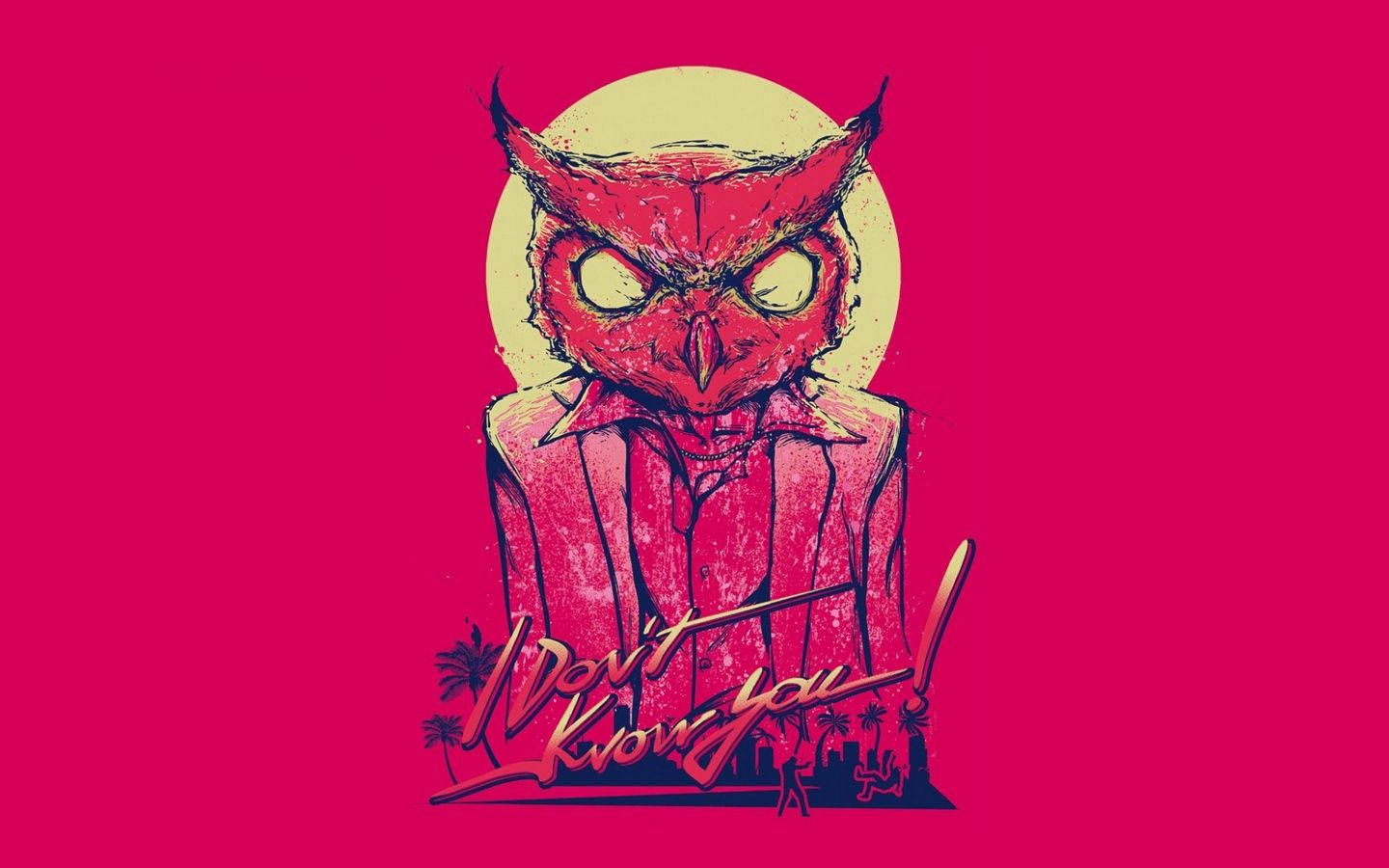 Don Your Rasmus Mask And Go Wild Hunting In Hotline Miami Wallpaper