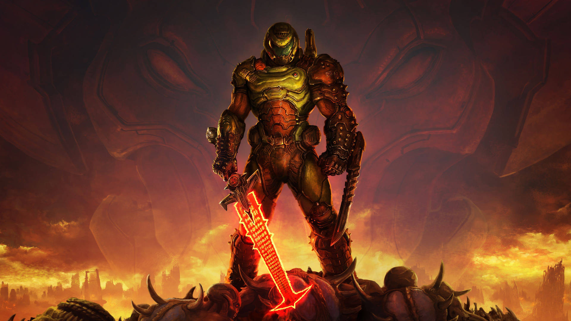 Doomguy Live Gaming Wallpaper