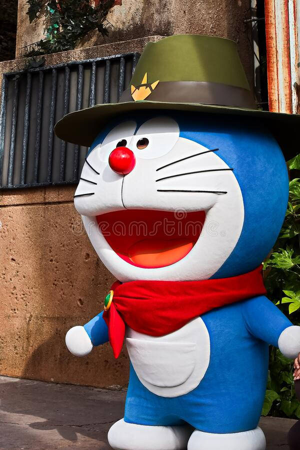 Doraemon Statue 4k Wallpaper
