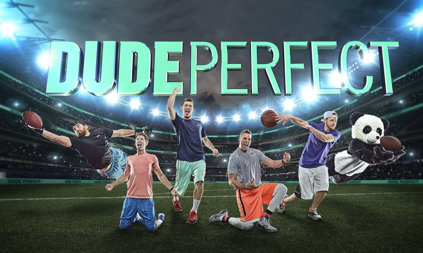 Dude Perfect Sports Playing Stadium Wallpaper