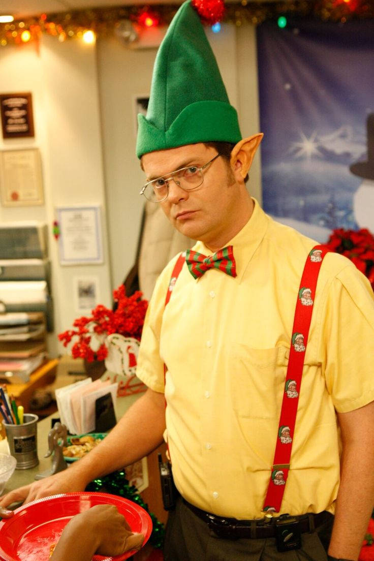 Dwight Elf The Office Iphone Wallpaper