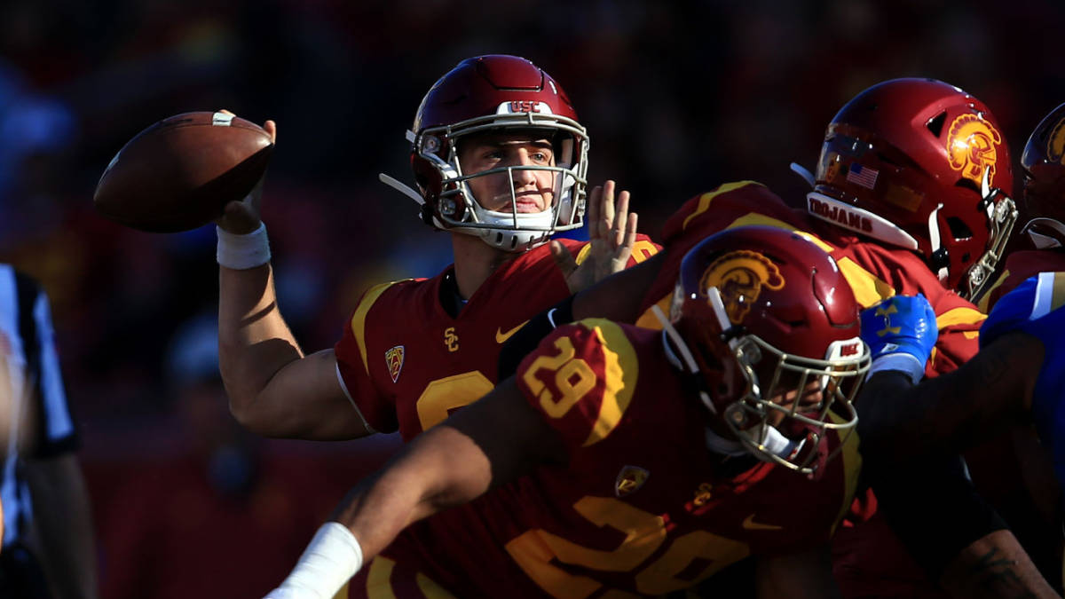 Dynamic Usc Trojans In Action Wallpaper