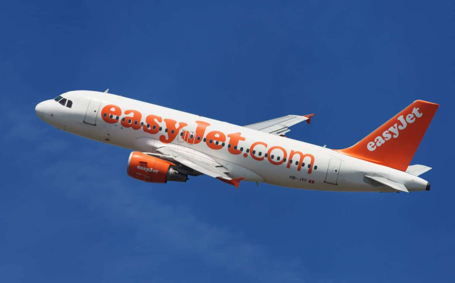 Easyjet Dark Blue Sky Wallpaper