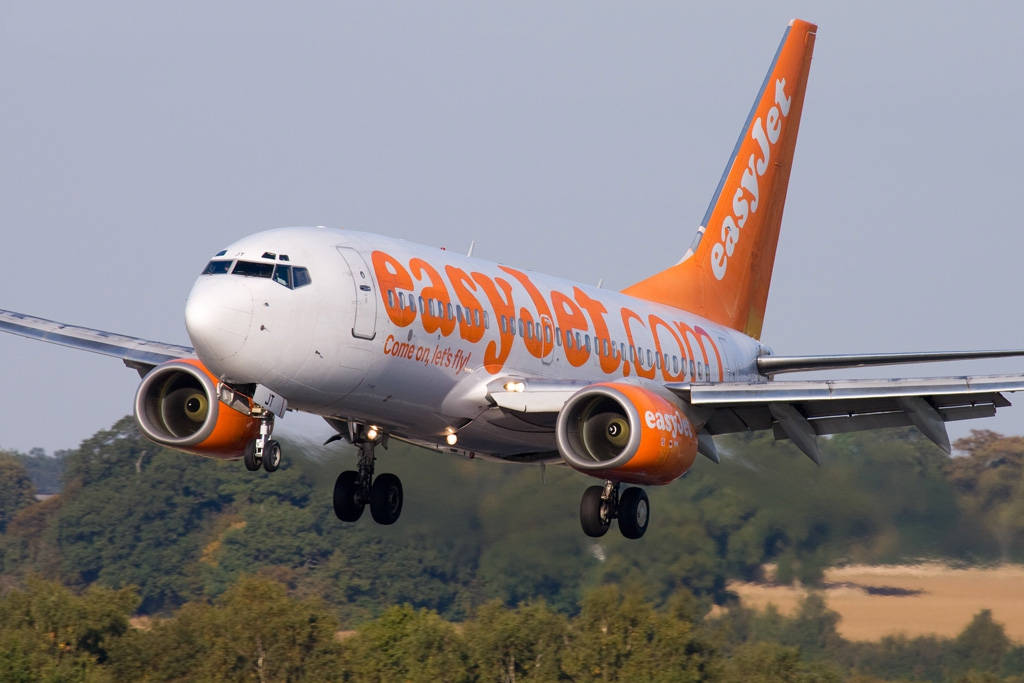 Easyjet Forest Plane Wallpaper