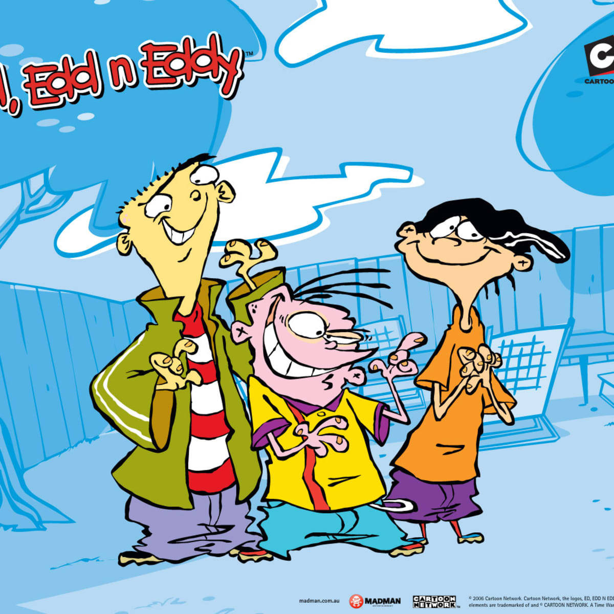 Ed Edd Eddy Blue Backyard Wallpaper