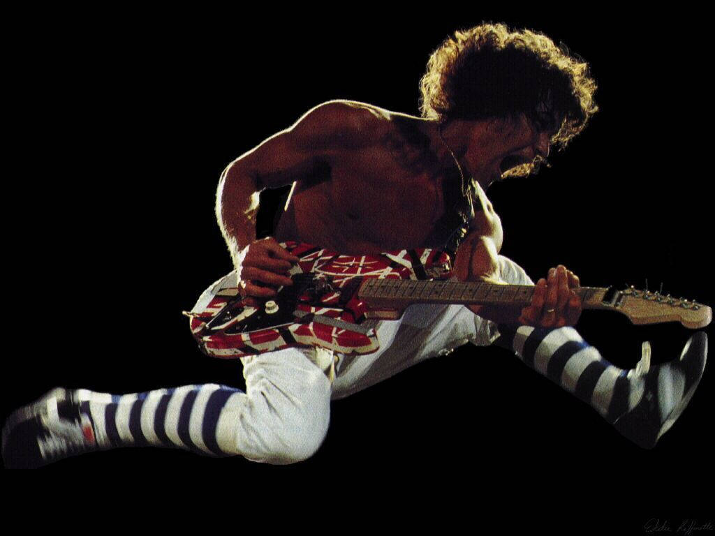 Eddie Van Halen Air Jump Wallpaper
