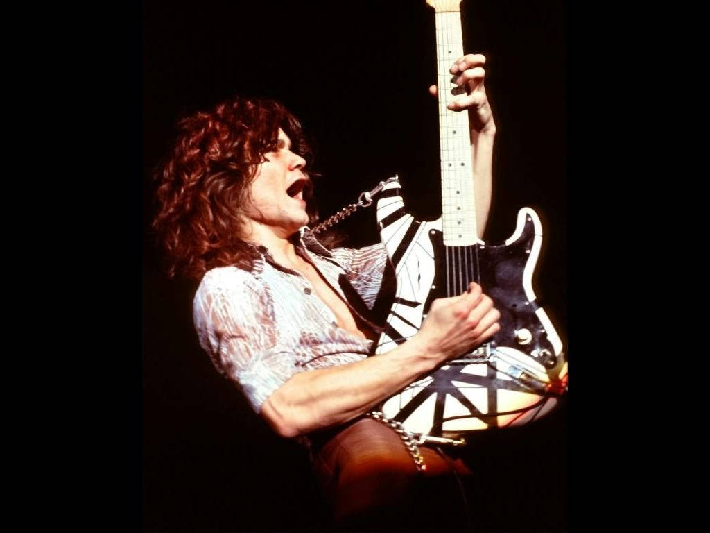 Eddie Van Halen Guitar Solo Wallpaper