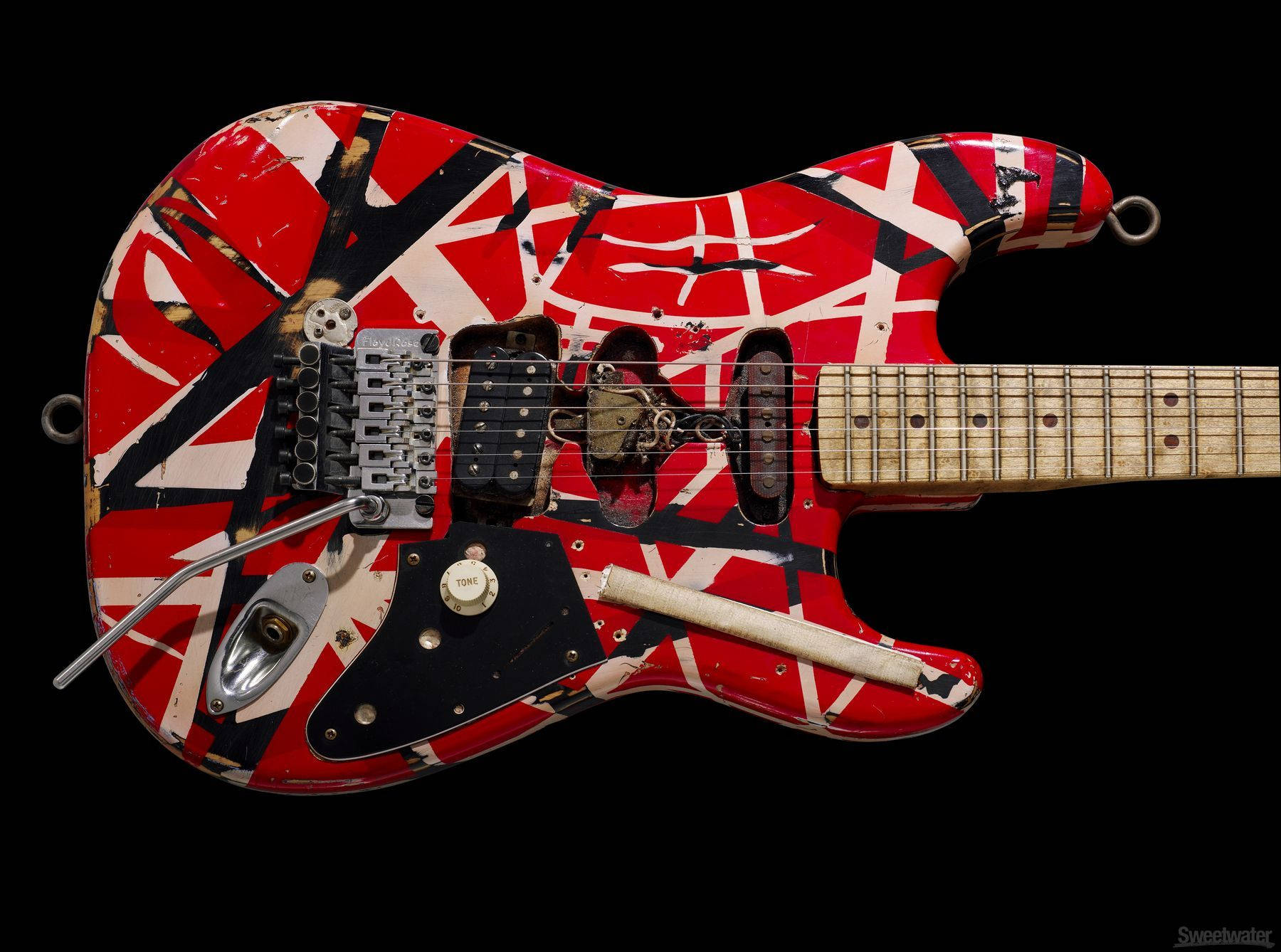 Eddie Van Halen Signature Guitar Wallpaper
