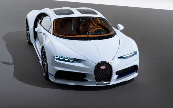 Elegant Bugatti Chiron In 4k Resolution Wallpaper