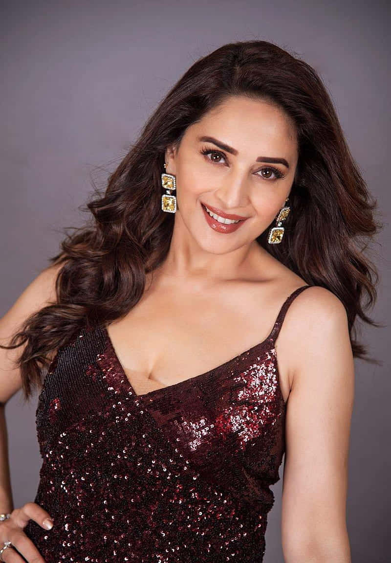 Elegant Portrait Madhuri Dixit Wallpaper