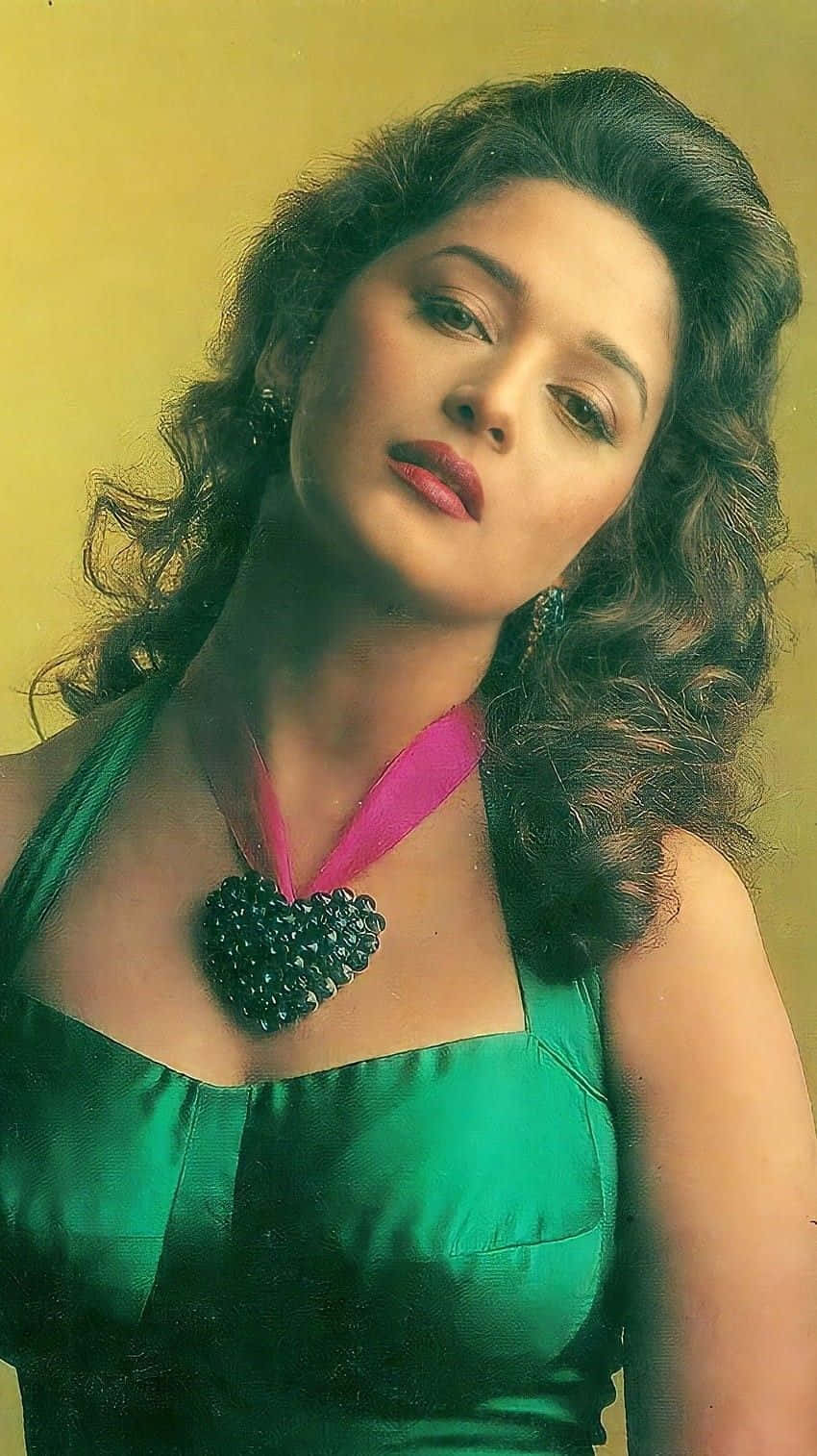 Elegant_ Portrait_ Madhuri_ Dixit Wallpaper