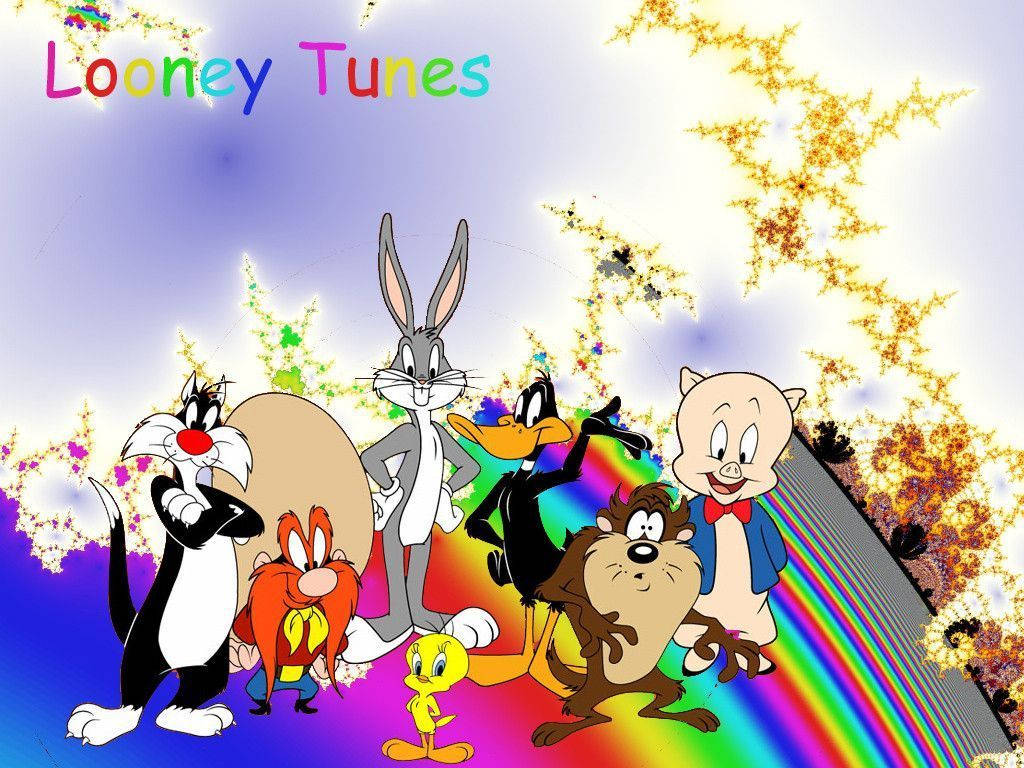 Elmer Fudd's Colorful Friends Wallpaper