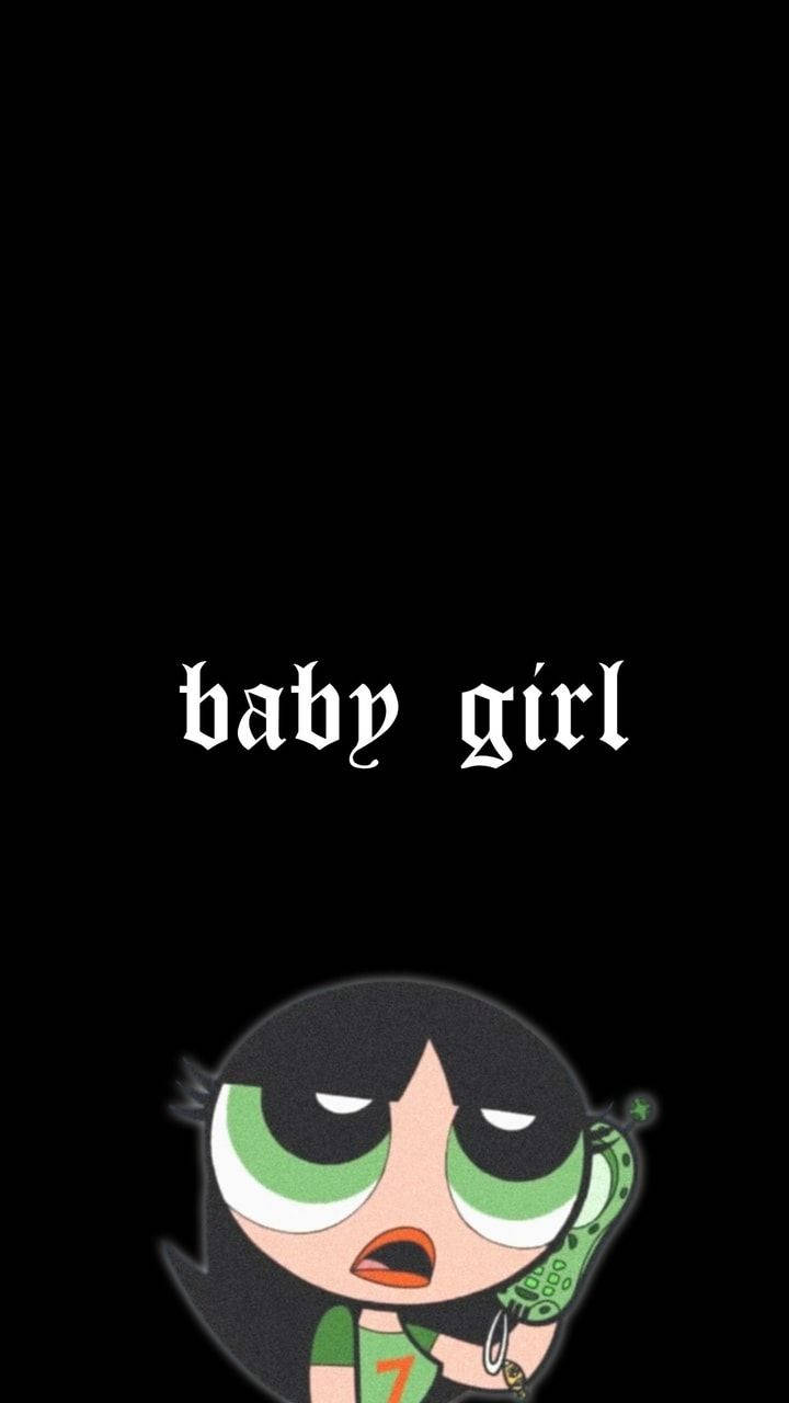 Embracing E-girl Aesthetic: Gorgeous Buttercup Baby Girl Wallpaper