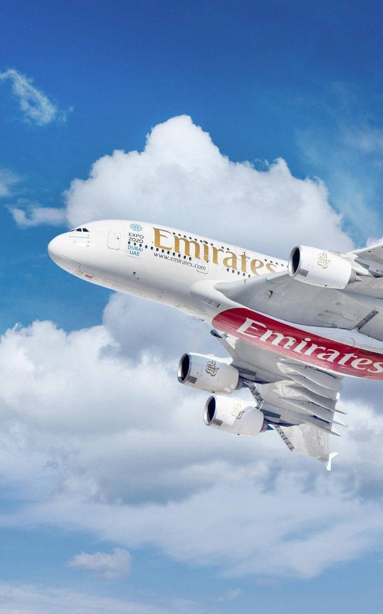 Emirates Airline A380 Airplane Wallpaper