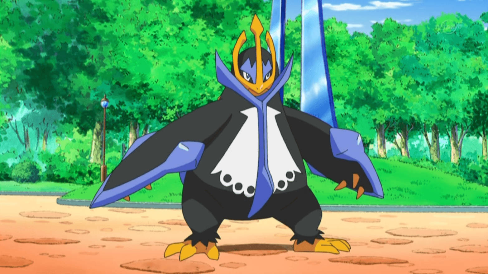 Empoleon In Anime Still Wallpaper