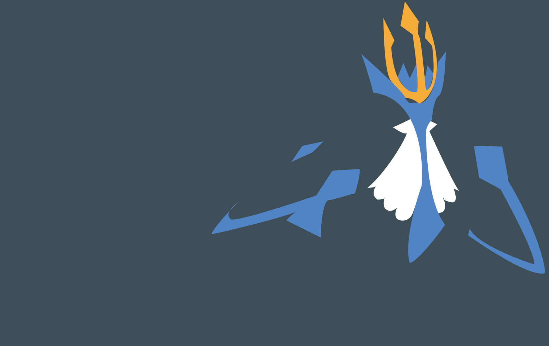 Empoleon Outline Vector Art Wallpaper