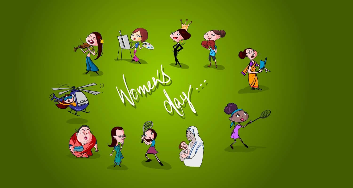 Empowering Women's Day Celebration Wallpaper