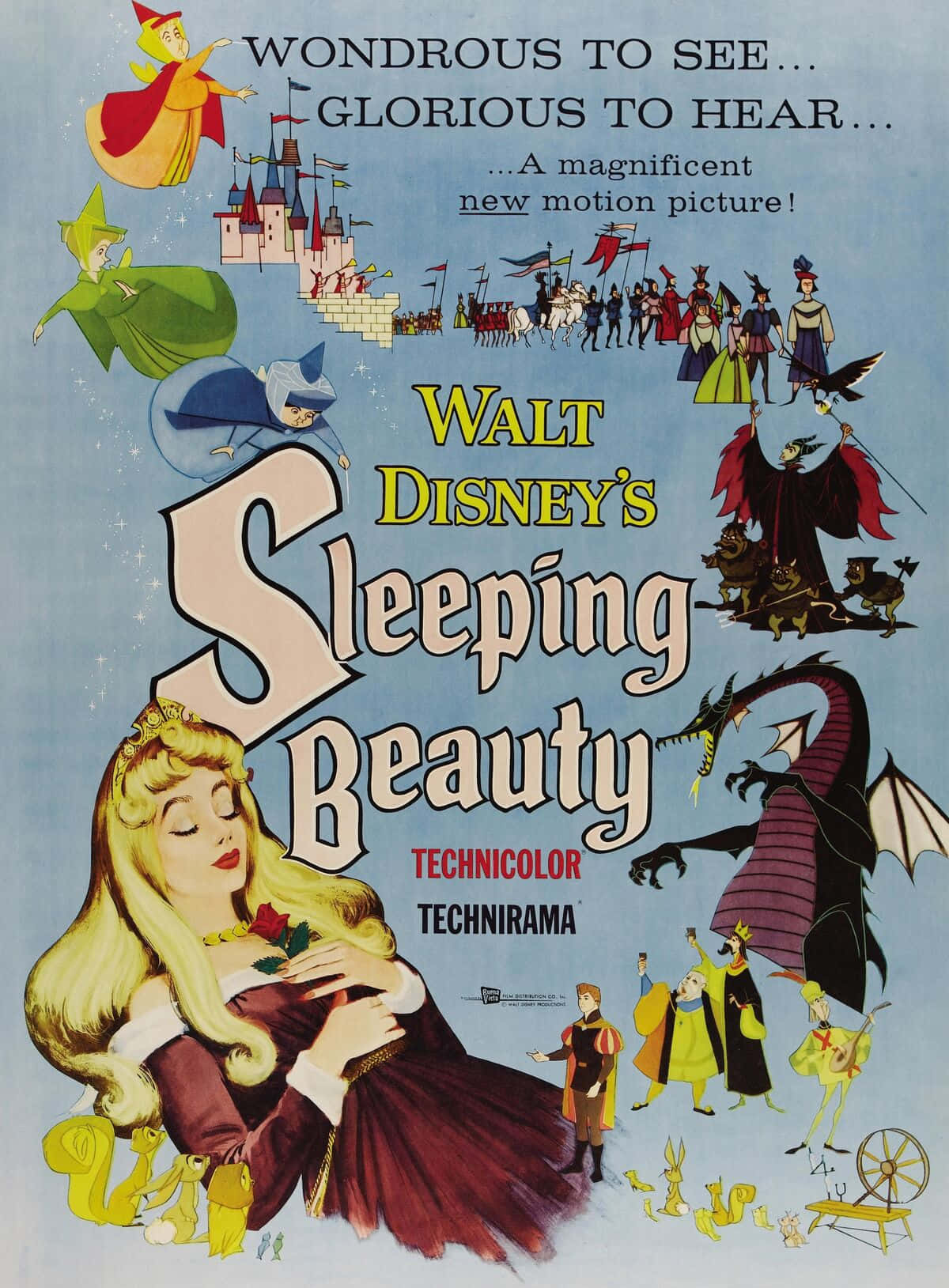 Enchanting Sleepinv Beauty In Slumber Wallpaper