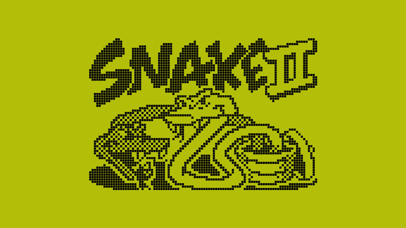 Engaging Retro Snake Game Loading Screen Wallpaper