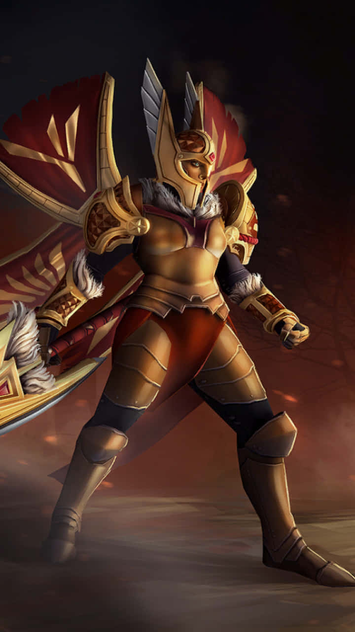 Enjoy Playing Dota 2 On Your Phone Anytime, Anywhere Wallpaper