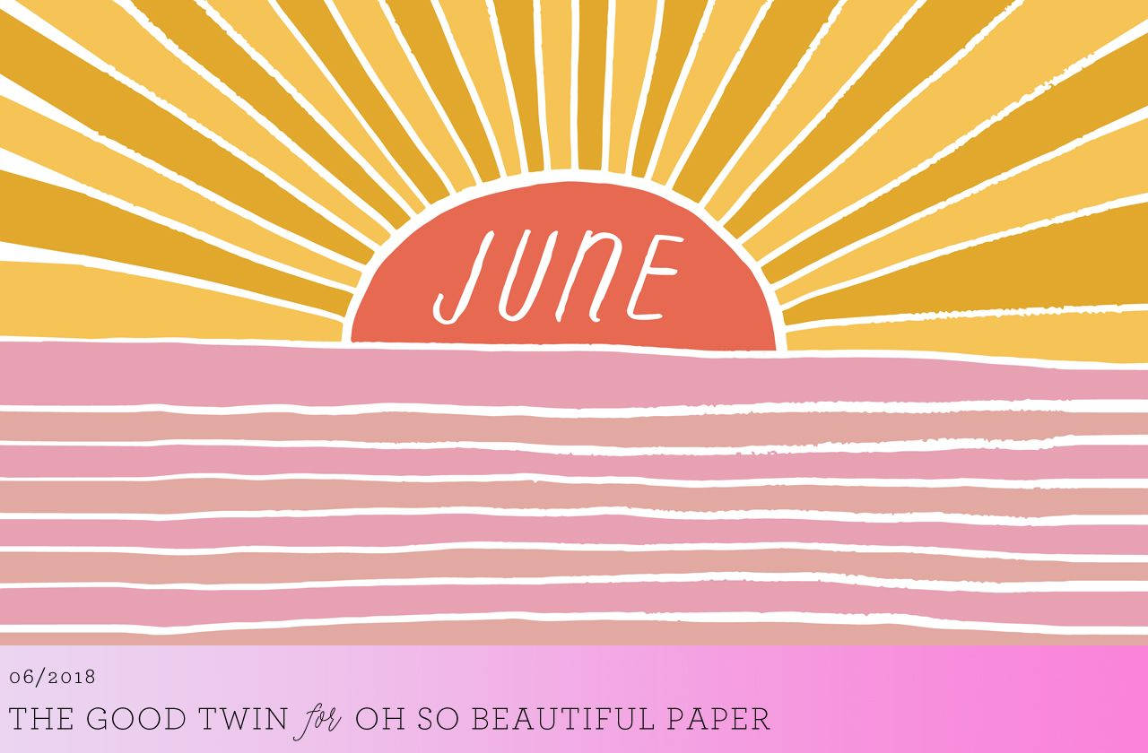 Enjoy The Beauty Of A June Sunset Wallpaper