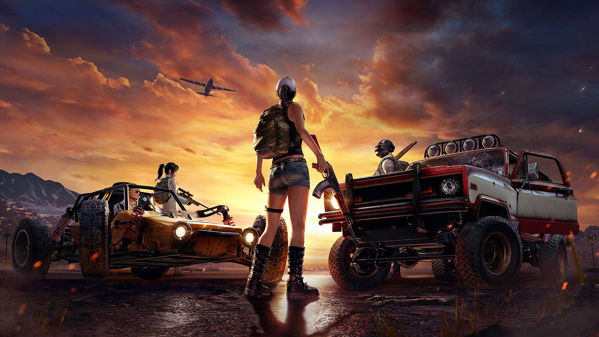 Epic Battle Sunset In Pubg 2020 Wallpaper