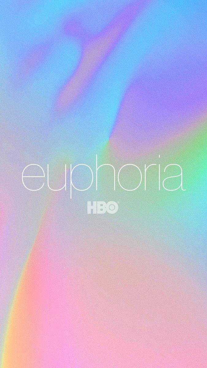 Euphoria Hbo Holographic Poster Wallpaper