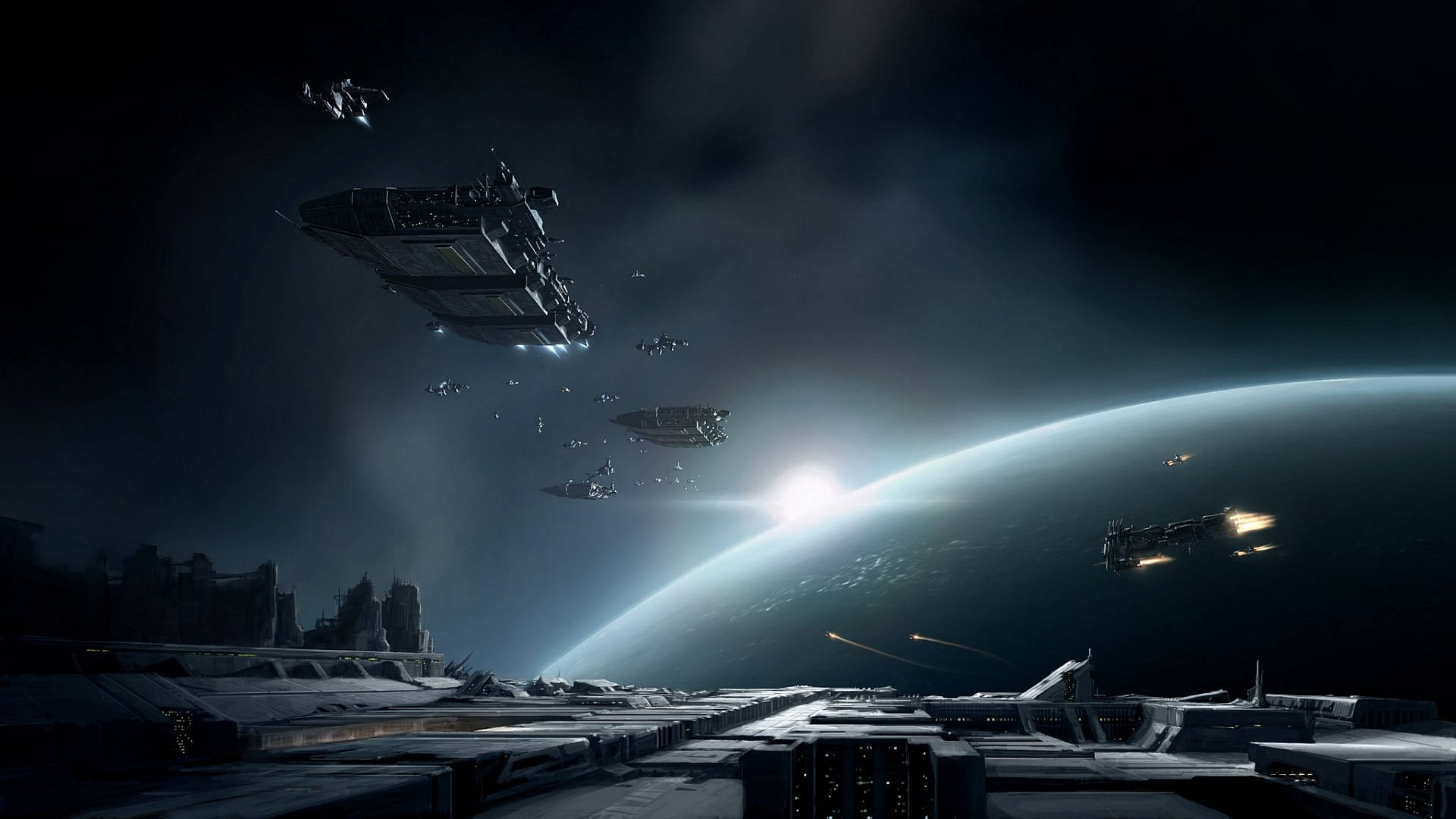 Eve Online Space Travel And Adventure Wallpaper