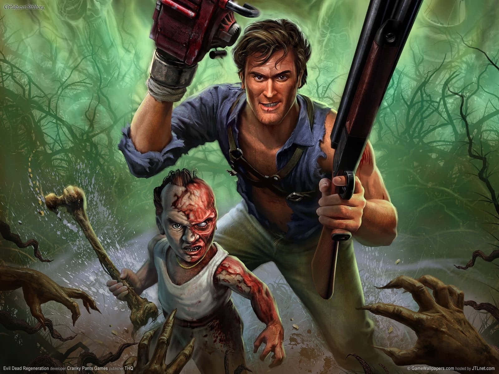 Evil Dead Small Boy Ash Wallpaper