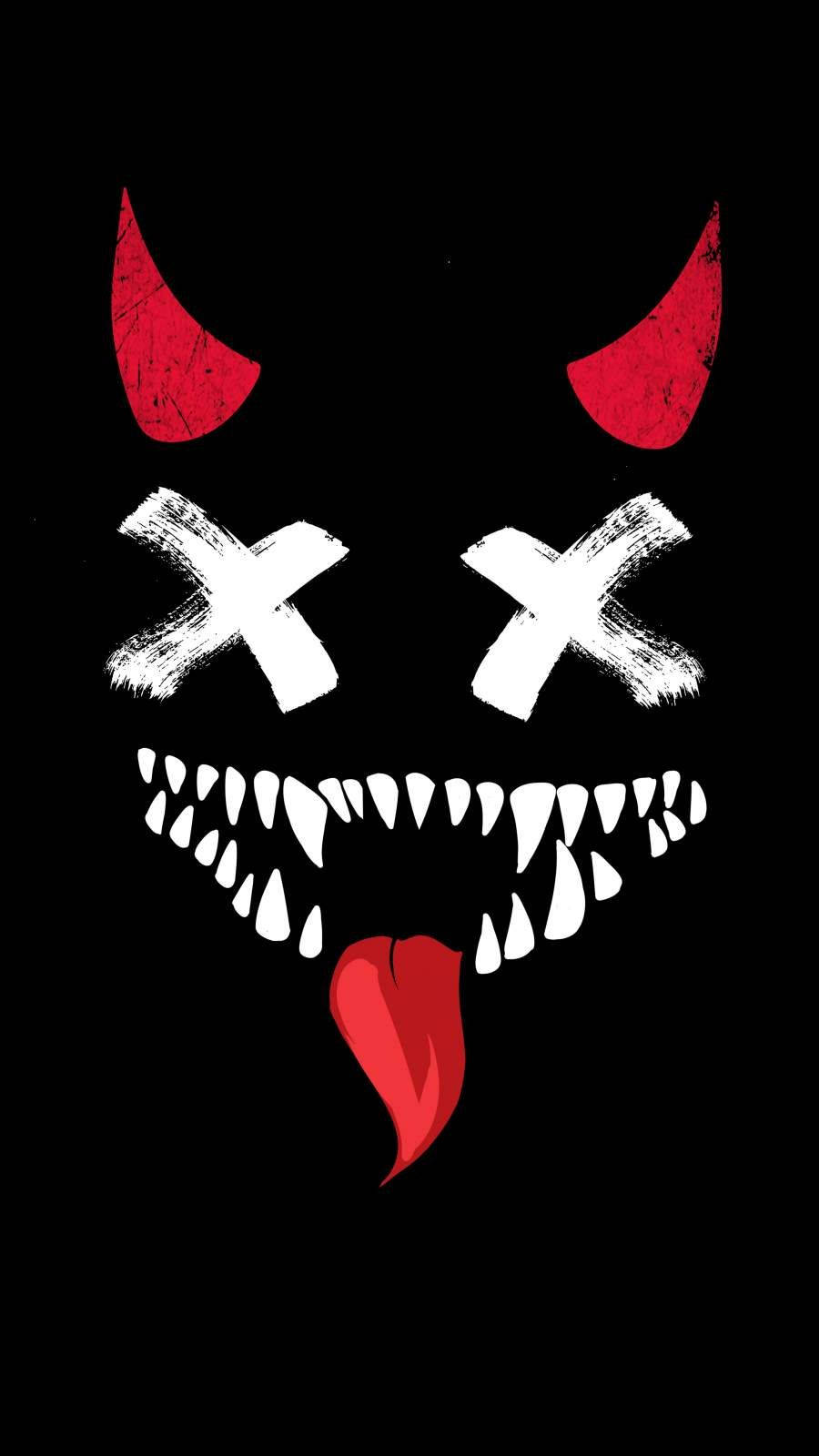 Evil Mouth Eyes Tongue Wallpaper