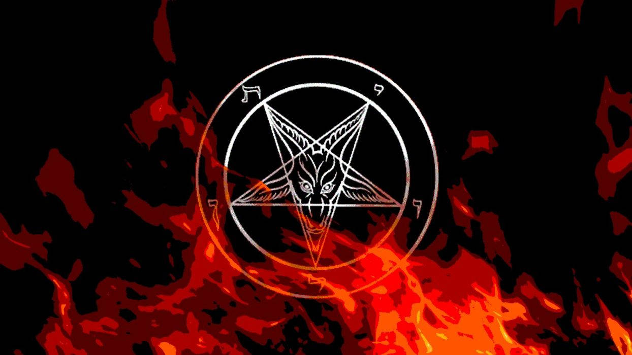 Evil Sigil Of Baphomet Wallpaper