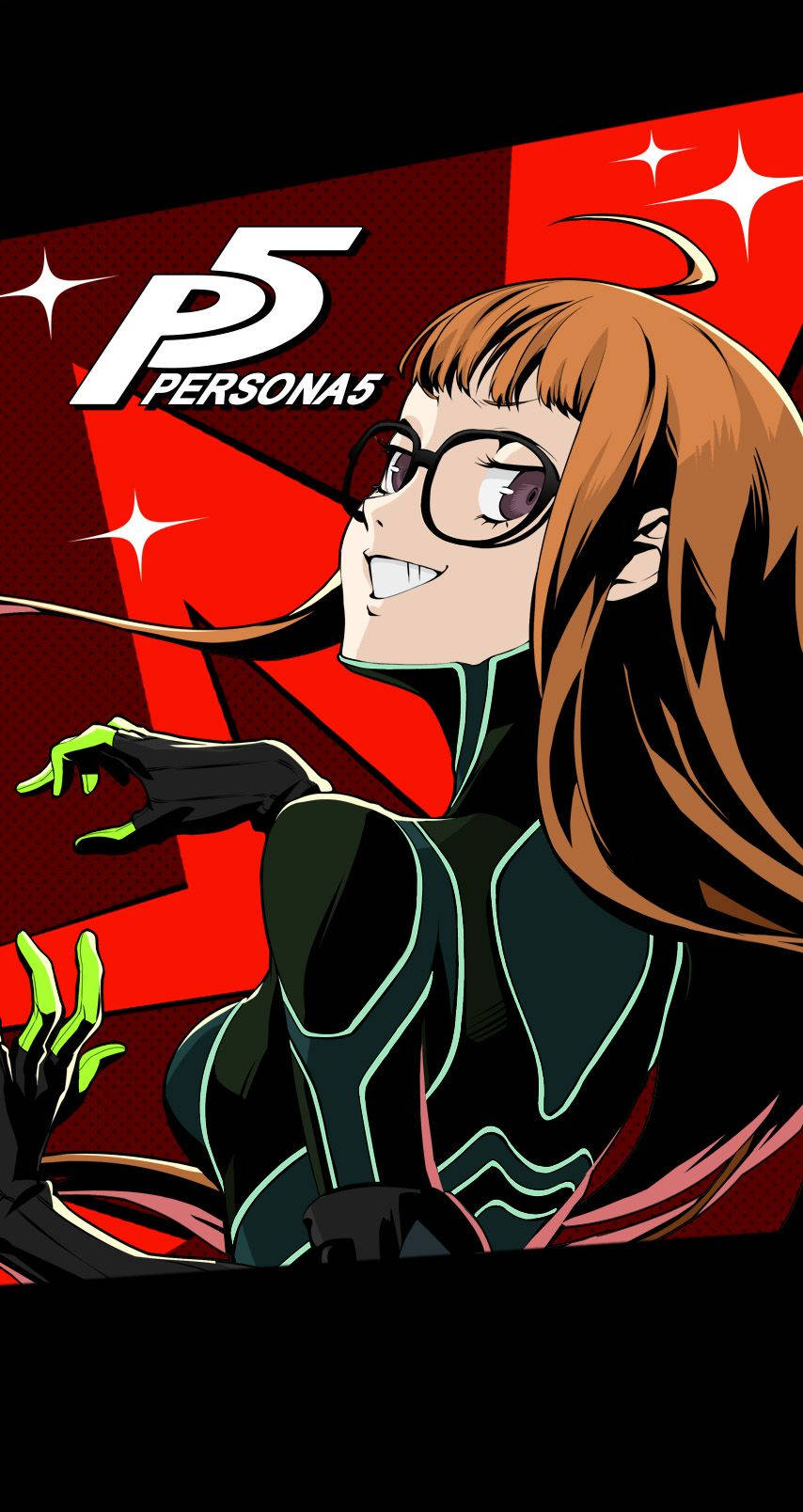 “experience The Thrill And Fun Of Persona 5 With Sakura” Wallpaper