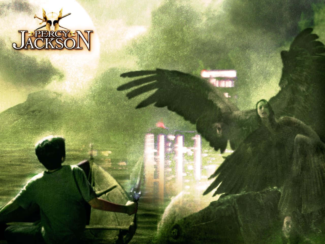 Explore The Mythological World With Percy Jackson Wallpaper