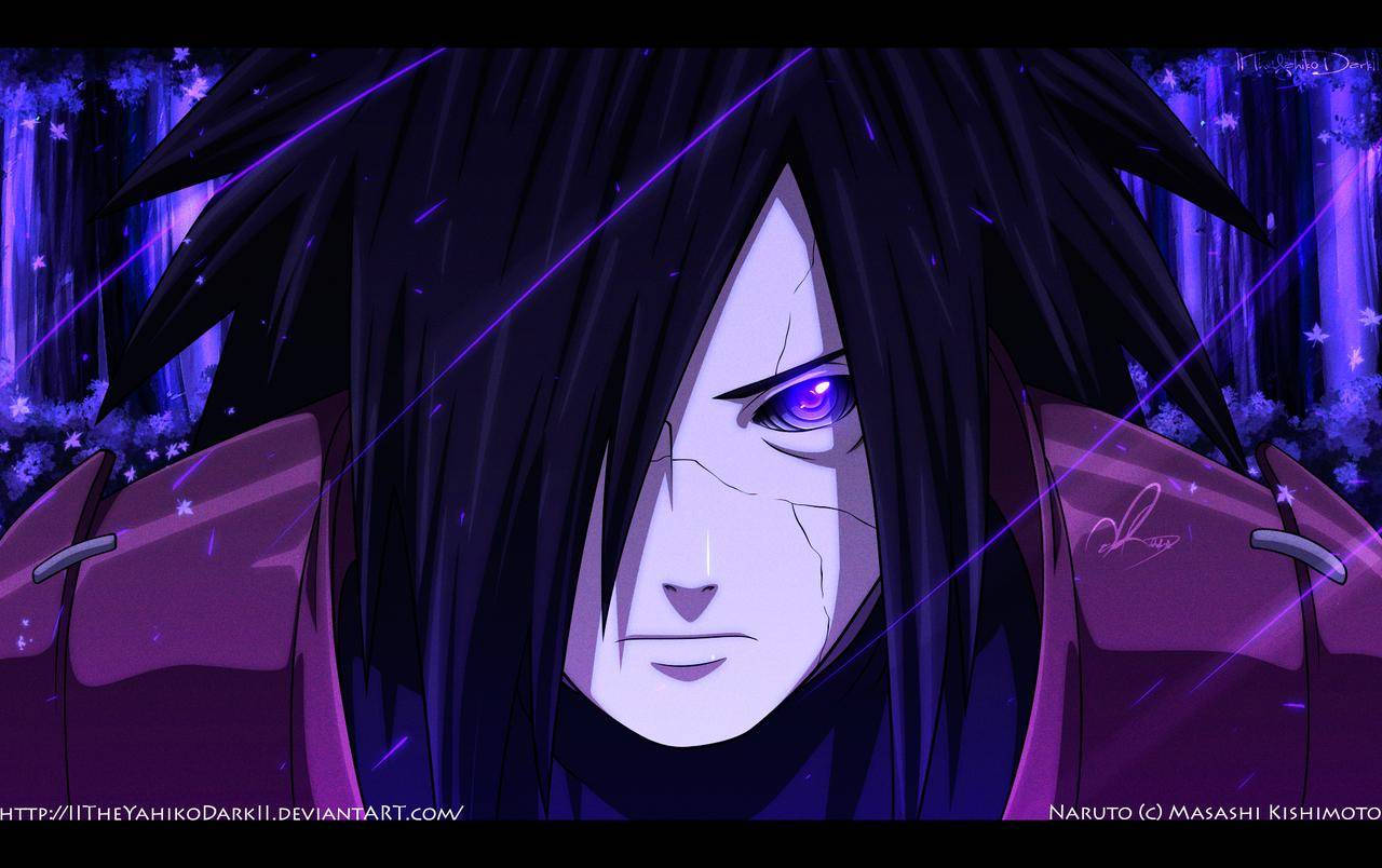 • Face Of Madara Uchiha With An Unleashed Rinnegan Eye Wallpaper