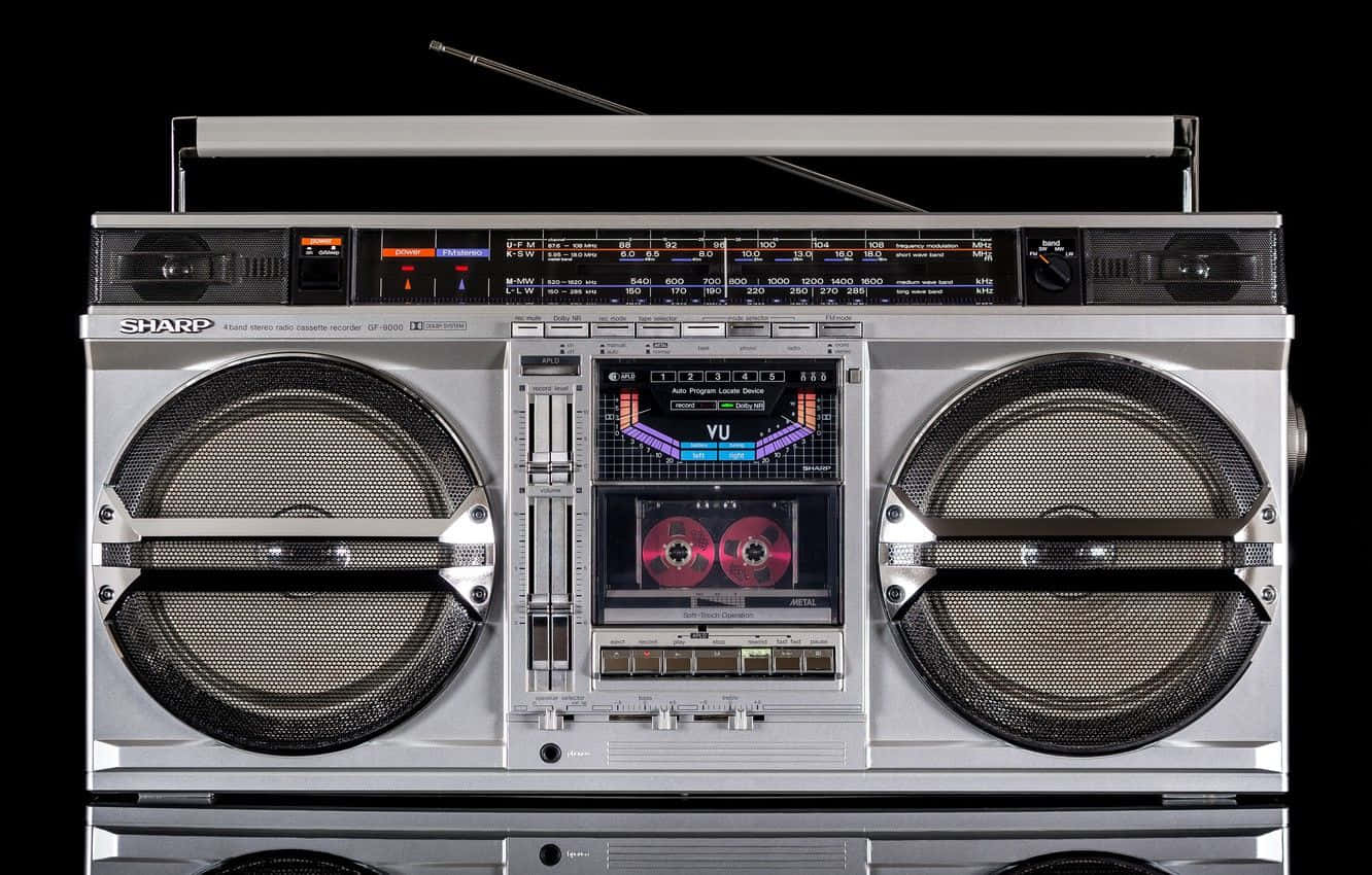 Famous Vintage Boombox Sharp Gf 9000 Wallpaper