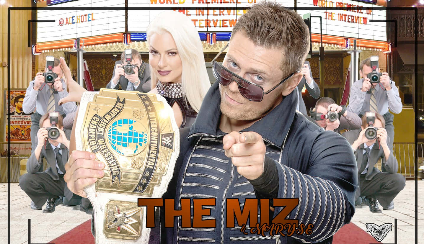 Famous Wrestler The Miz Wallpaper