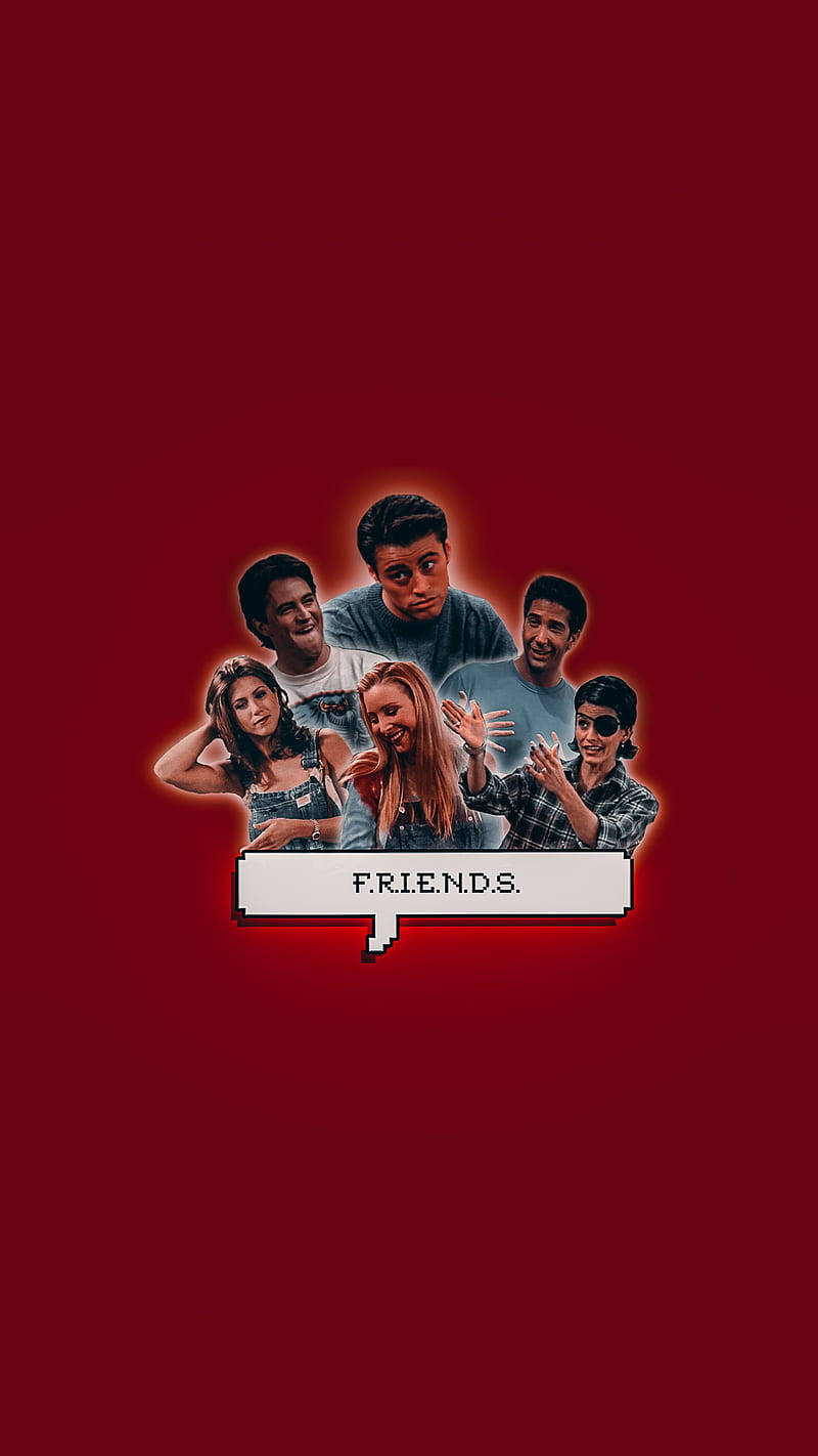 Fan Art Of Friends Phone Wallpaper