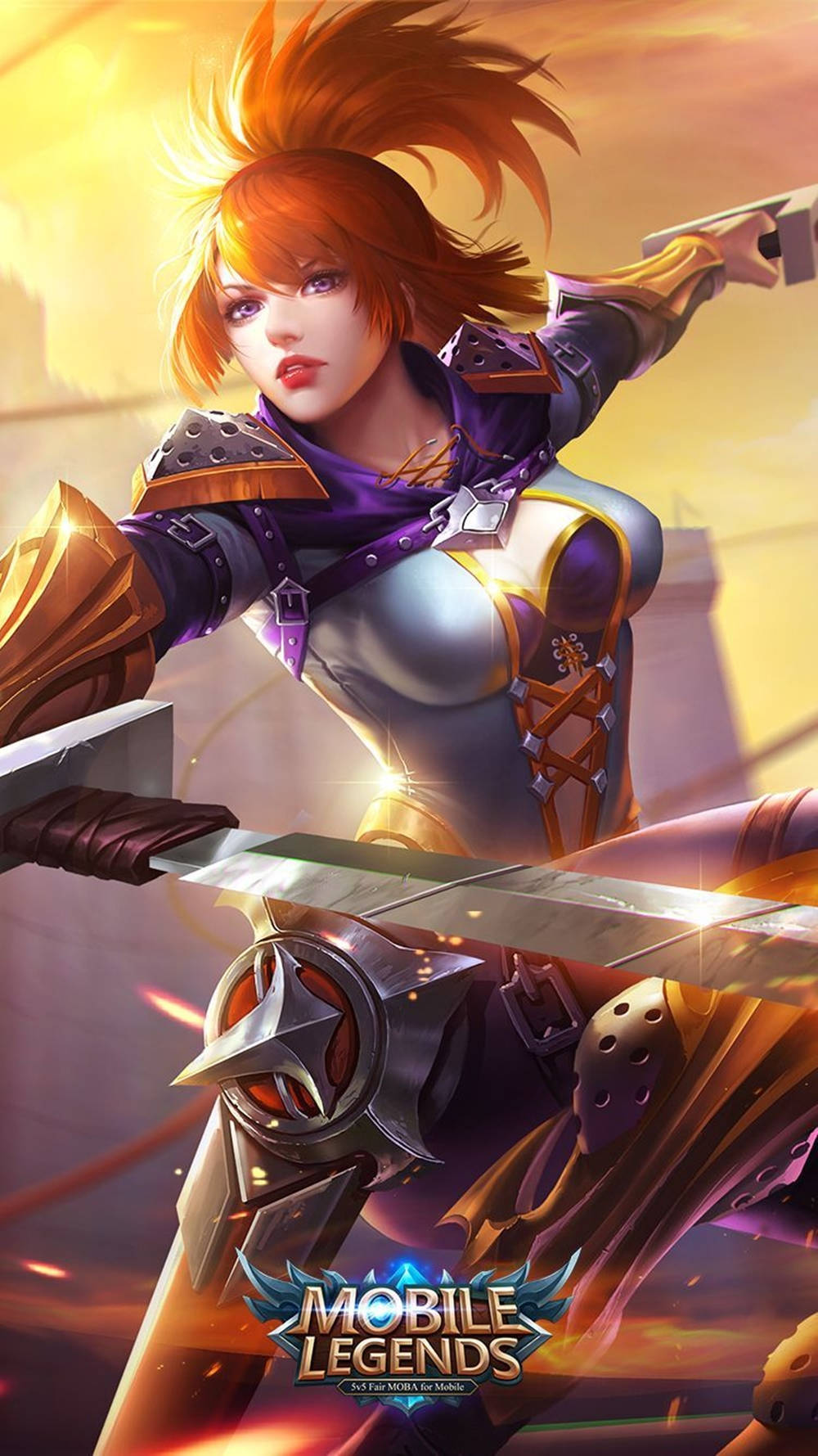 Fanny Mobile Legends Imperial Warrior Skin Wallpaper