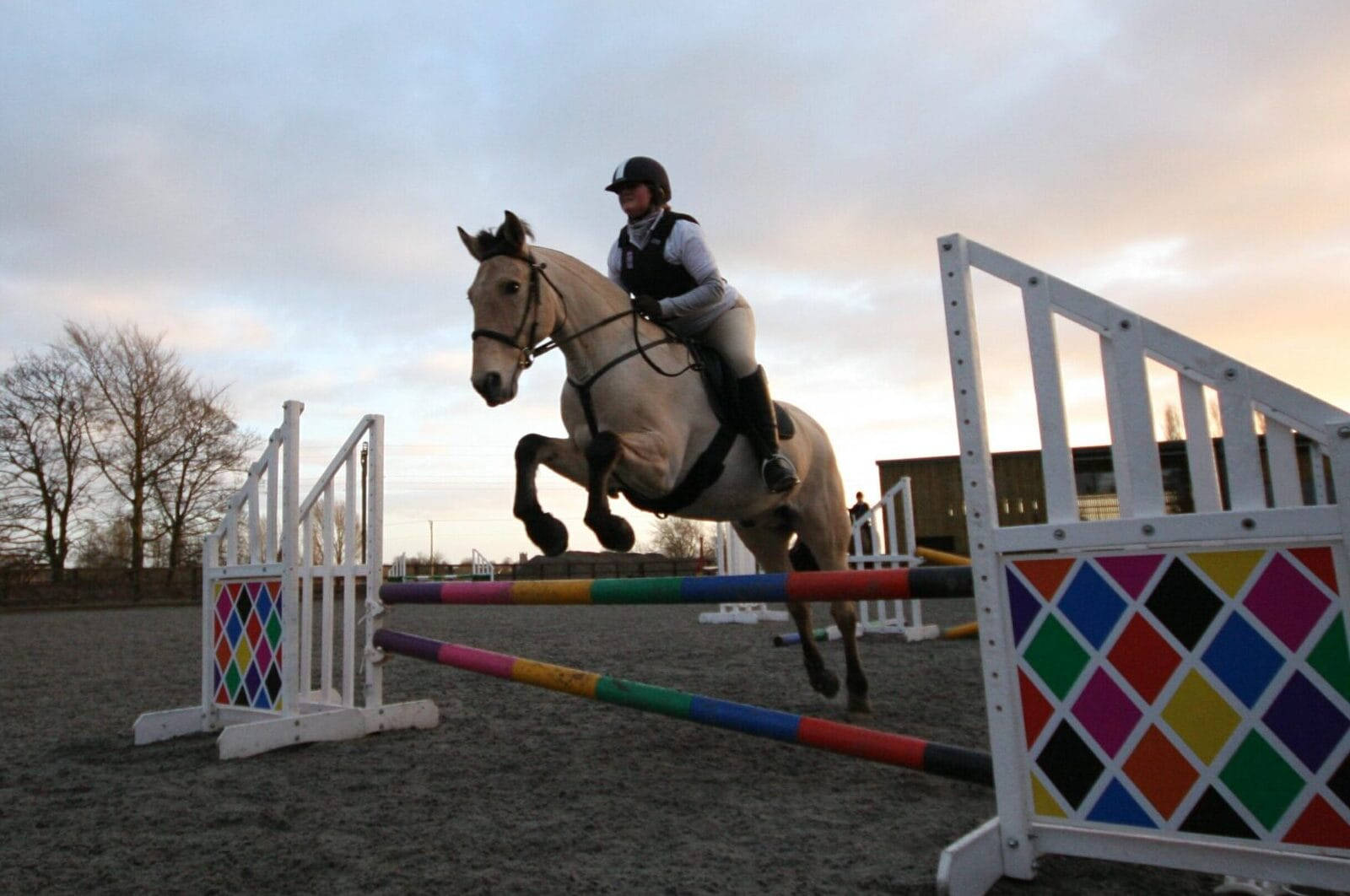 Fascinating Equestrian Horse Show Jumping Wallpaper