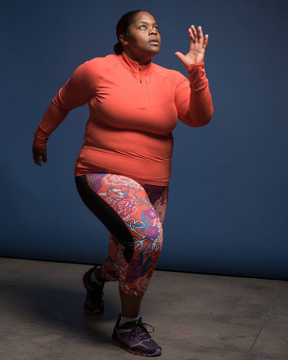 Fat Black Woman Jogging Wallpaper